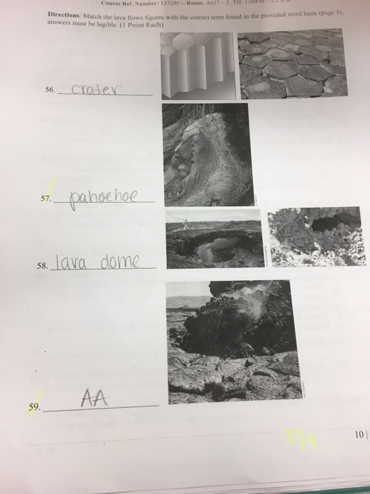 Solved Name GEOL1305 -Physical Geology -Exam 11-Fail 2017 | Chegg.com