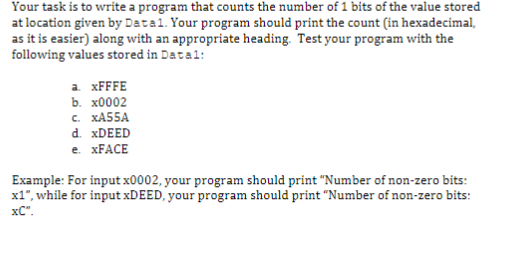 Solved Your task is to write a program that counts the | Chegg.com