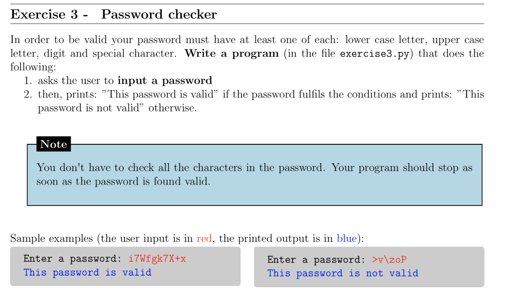 Solved Python program, please use while loop and do not use | Chegg.com
