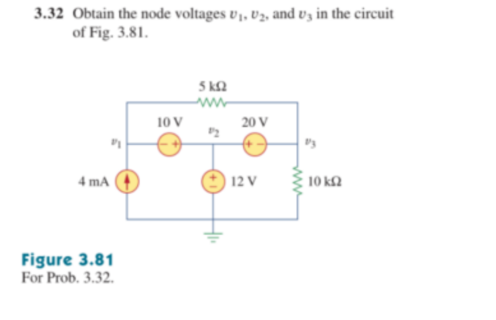 Solved 1.18 Find The Power Absorbed By Each Of The Elements | Chegg.com