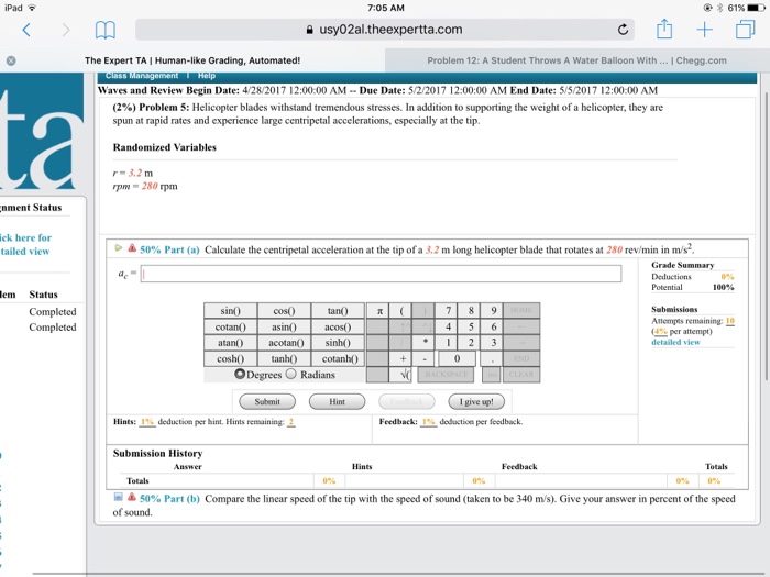 Solved Helicopter blades withstand tremendous stresses. In