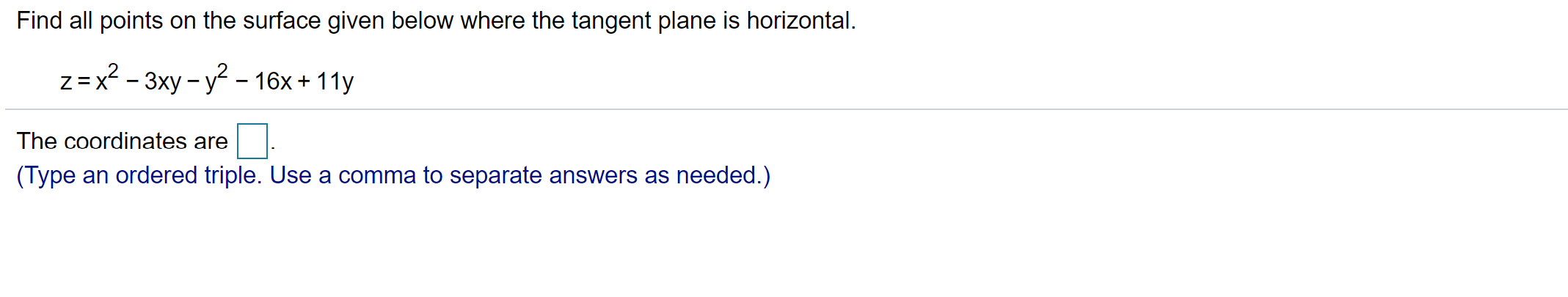 Solved Find all points on the surface given below where the | Chegg.com