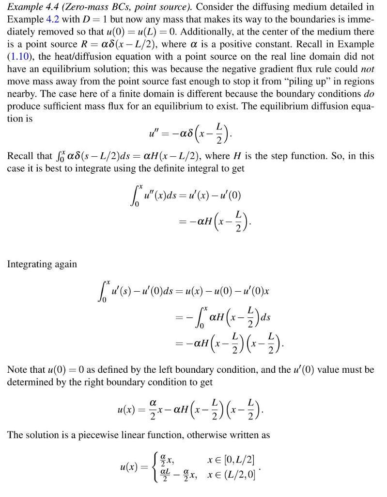 4.10. Consider a diffusing medium with a point source | Chegg.com