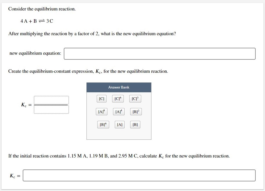 Solved Consider The Reversible Reaction A(g) = B(g) Which K | Chegg.com