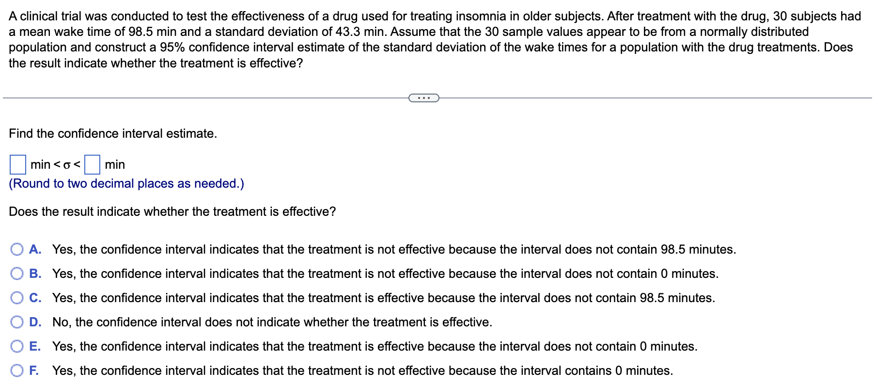 Solved A clinical trial was conducted to test the | Chegg.com