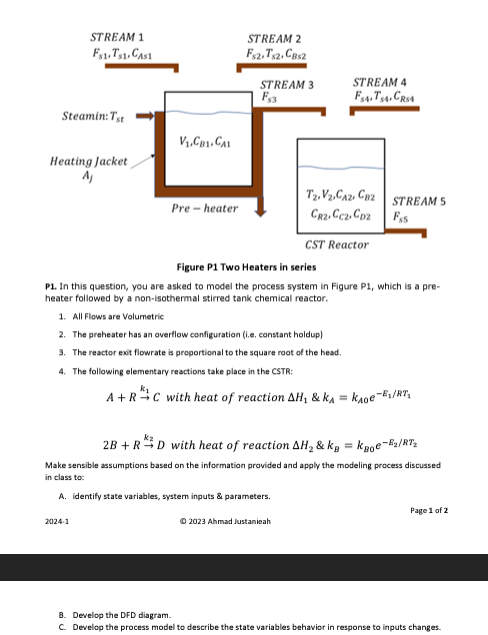 Solved Figure P1 Two Heaters in series P1. In this question, | Chegg.com