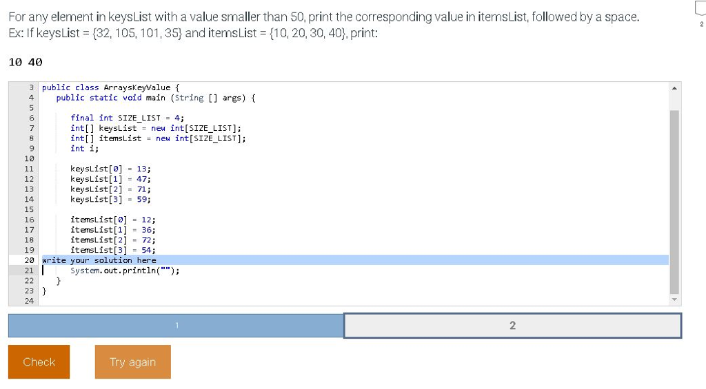 solved-for-any-element-in-keyslist-with-a-value-smaller-than-chegg