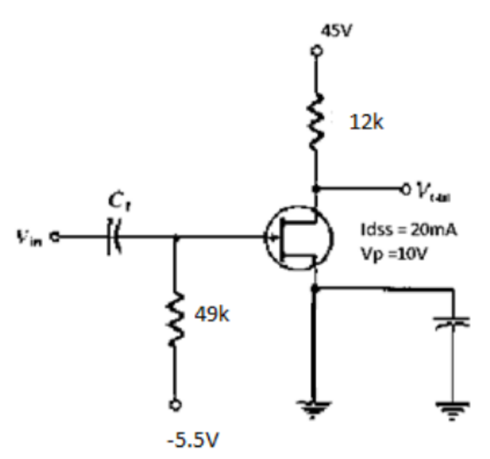 Solved 1. What is the value of Vgs in the circuit? express | Chegg.com