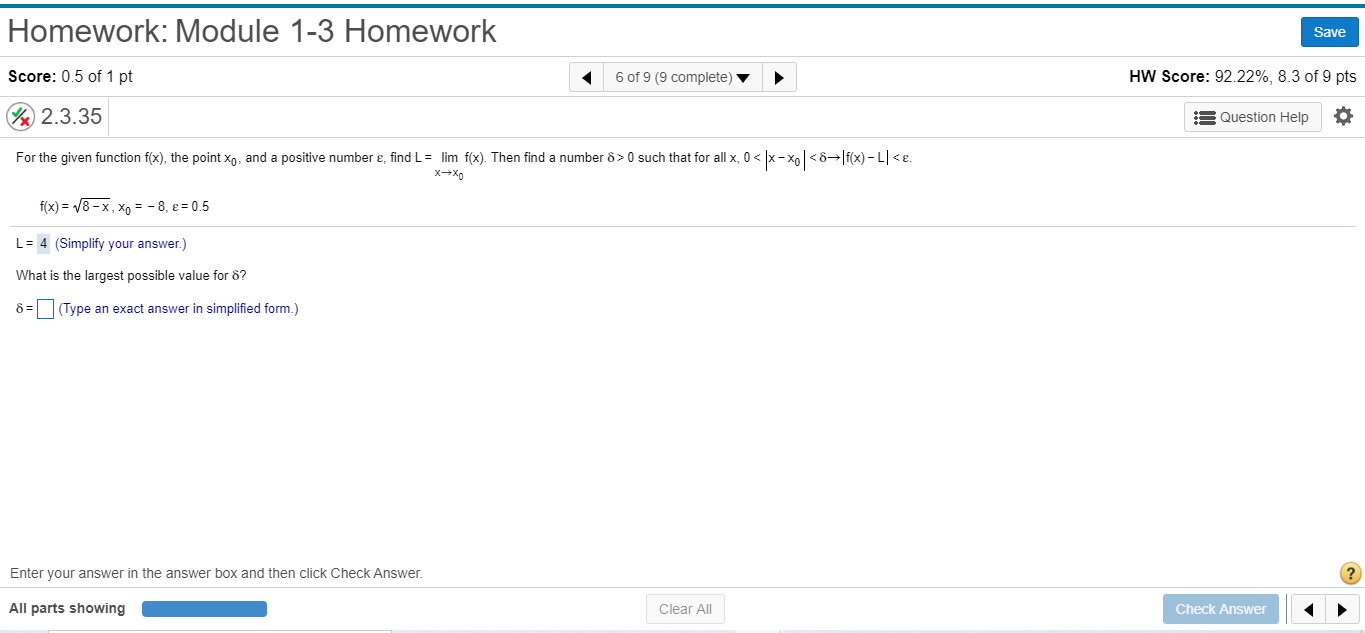 Solved Homework: Module 1-3 Homework Save Score: 0.5 of 1 pt | Chegg.com