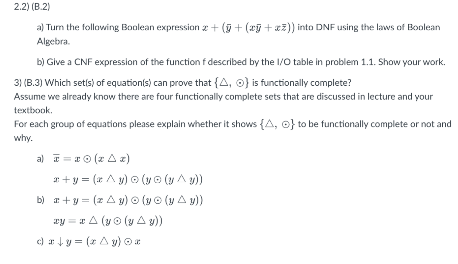 a) Turn the following Boolean expression | Chegg.com