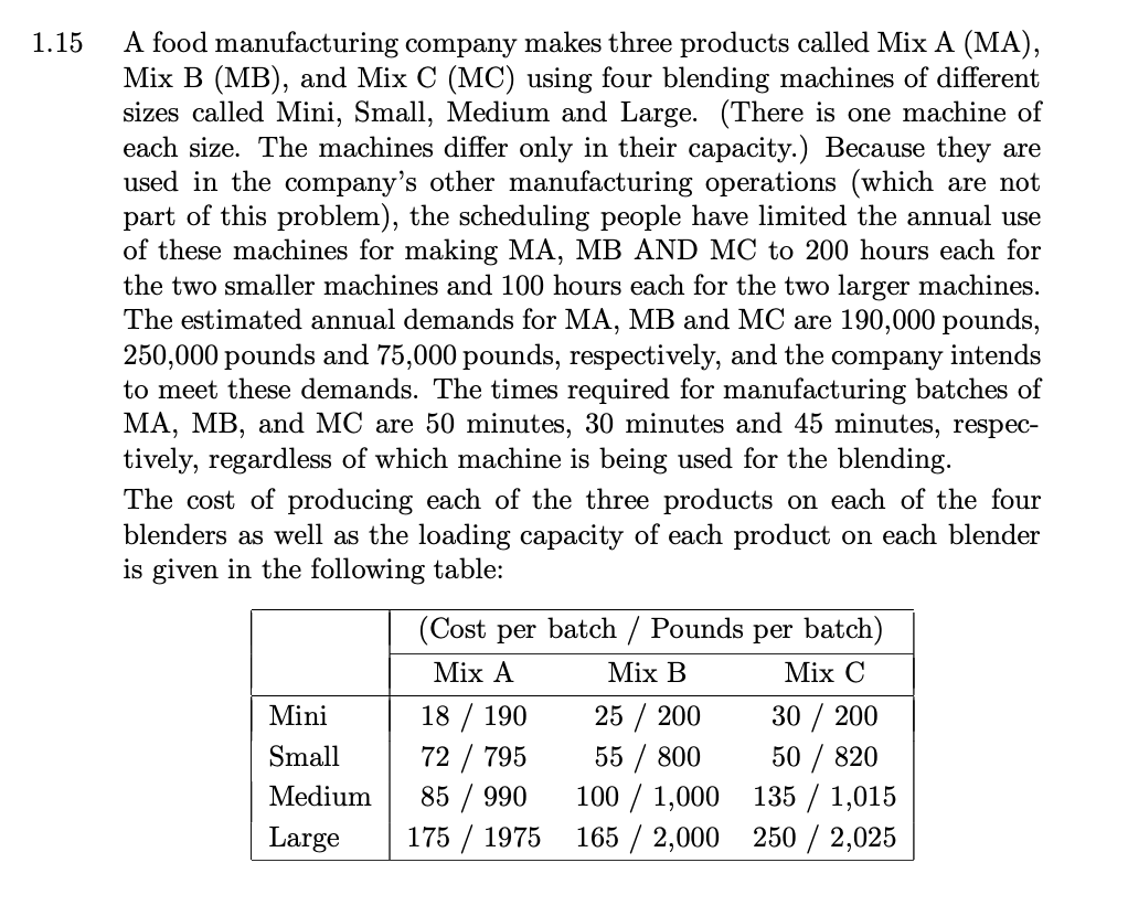 solved-5-a-food-manufacturing-company-makes-three-products-chegg