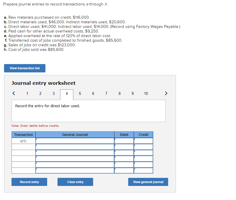 Solved Prepare journal entries to record transactions a | Chegg.com