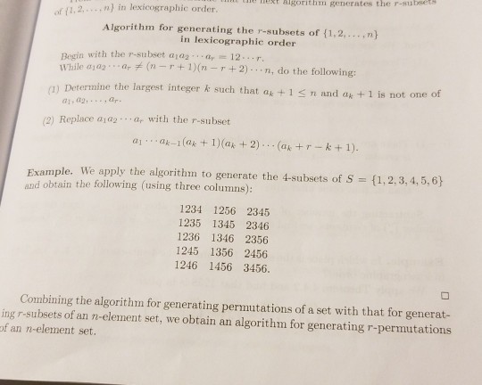Solved how to write something in lexicographic order. I dont | Chegg.com