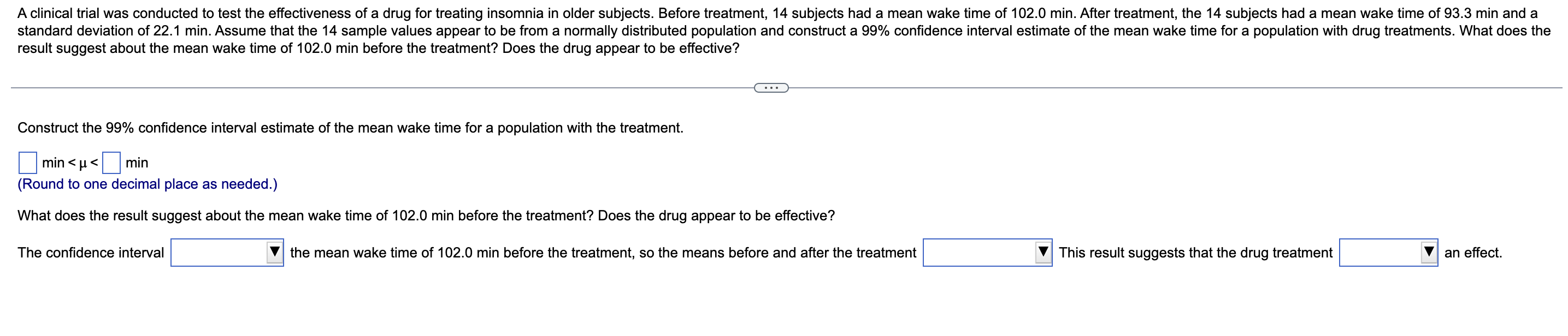Solved Drop down menu options: Q 1: does include or does | Chegg.com