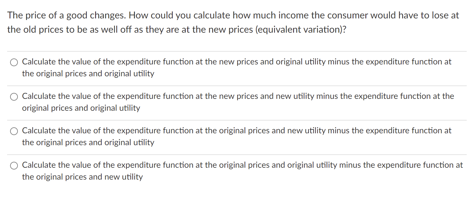 Solved The price of a good changes. How could you calculate | Chegg.com