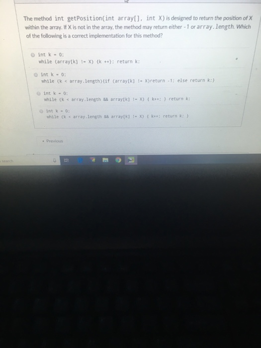 Solved An array al ) of N elements is being sorted using the | Chegg.com