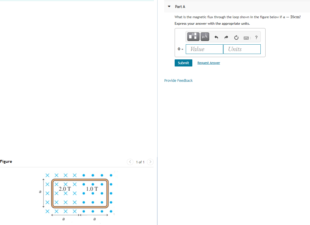 Solved Part A What is the magnetic flux through the loop | Chegg.com