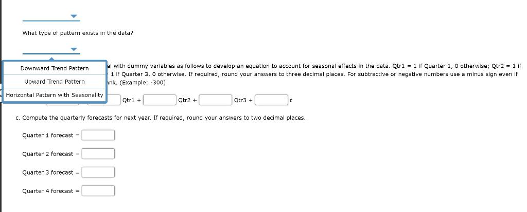 Solved Problem 6-25 Consider the following time series data. | Chegg.com