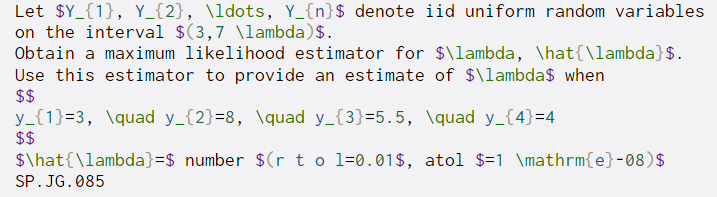 Solved Let $Y_{1}, Y_{2}, \ldots, Y_{n}$ denote iid uniform | Chegg.com