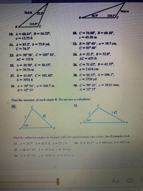 be area of triangle ( A B C ) is ( 525 mathrm { cm } ^ { 2 } ). Cose ( 20  mathrm { mg } ) a cradius (