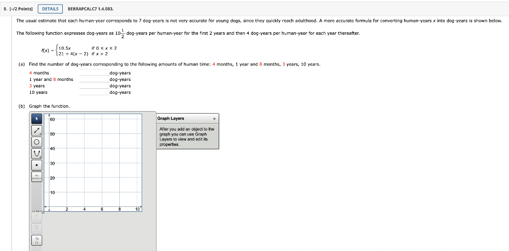 Solved 8. (-/2 points) DETAILS BERRAPCALC7 1.4.083. The