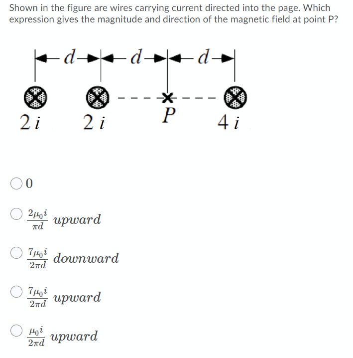 Solved Shown in the figure are wires carrying current | Chegg.com