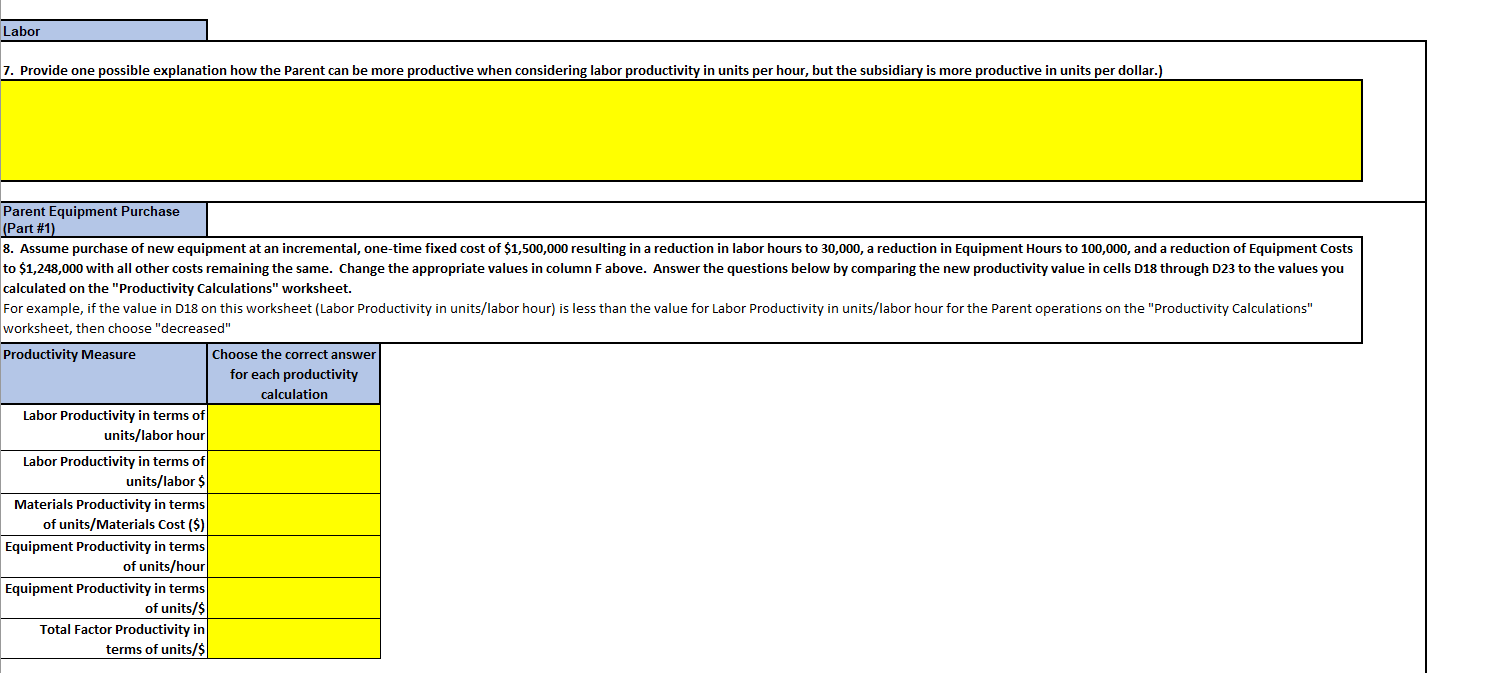 Solved Data Metric Sales units Units Produced Labor Chegg