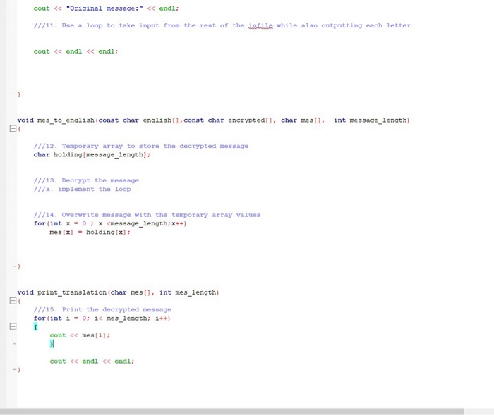 Solved /Thi program w11 tranalate a secret message into | Chegg.com