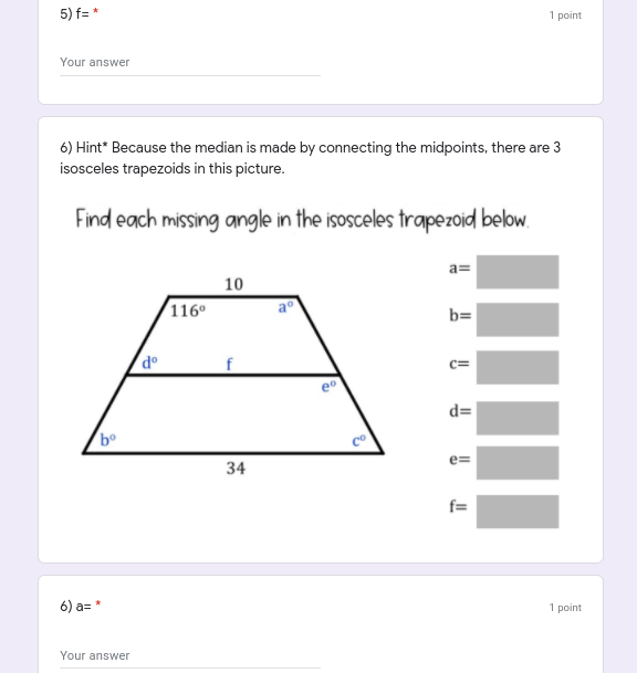 Solved Solve for x in each isosceles trapezoid below. (9x+7) | Chegg.com