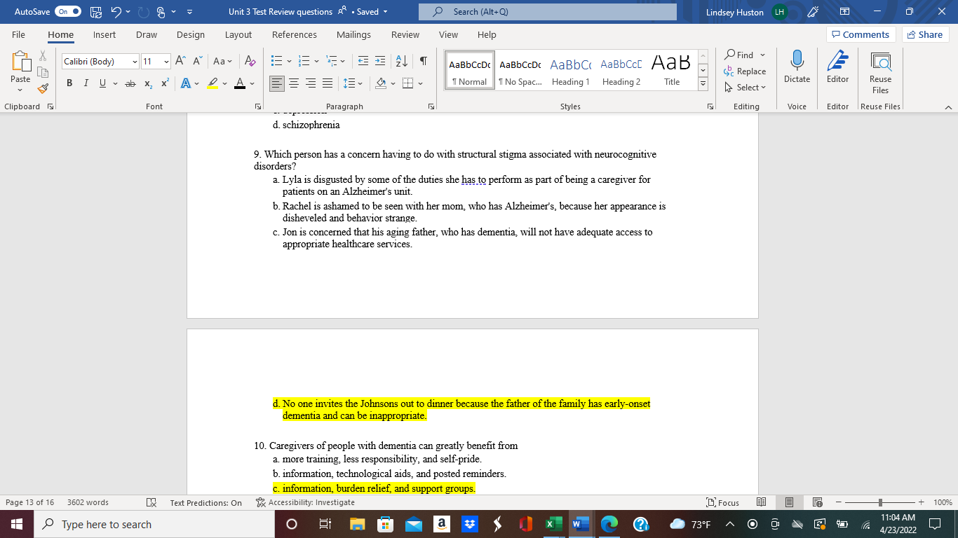 Solved AutoSave On O Unit 3 Test Review Questions P . Saved | Chegg.com