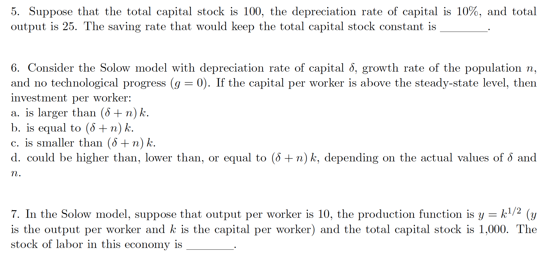 solved-5-suppose-that-the-total-capital-stock-is-100-the-chegg