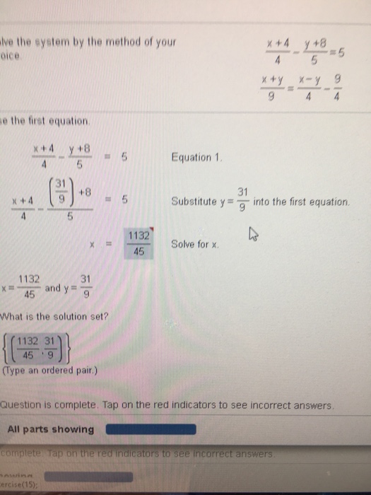 Solved Can you show me the steps it took to get to x. | Chegg.com