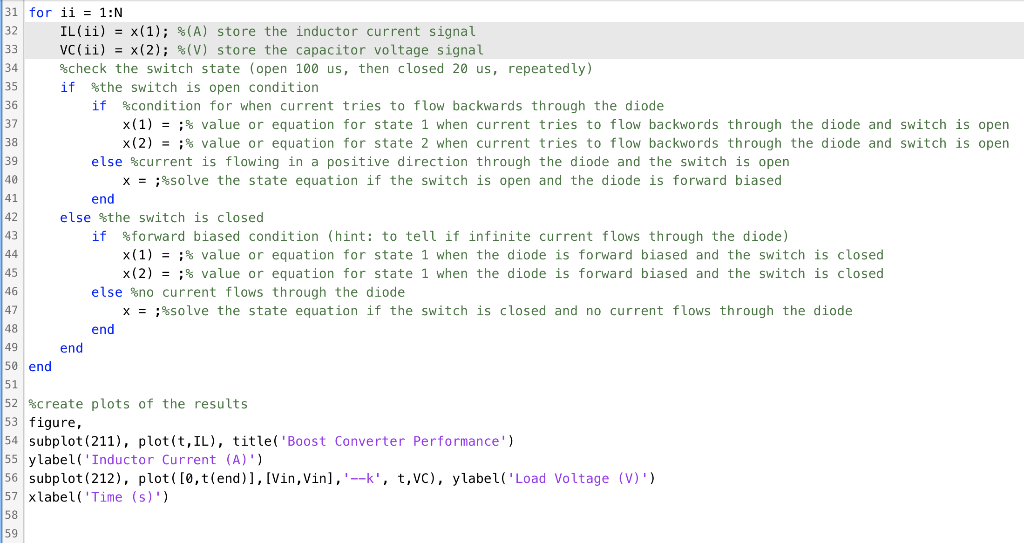 A boost converter circuit, as shown in the figure, | Chegg.com