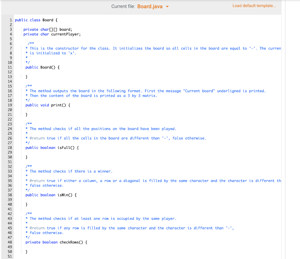 Solved I need help with this code of my project in Java | Chegg.com