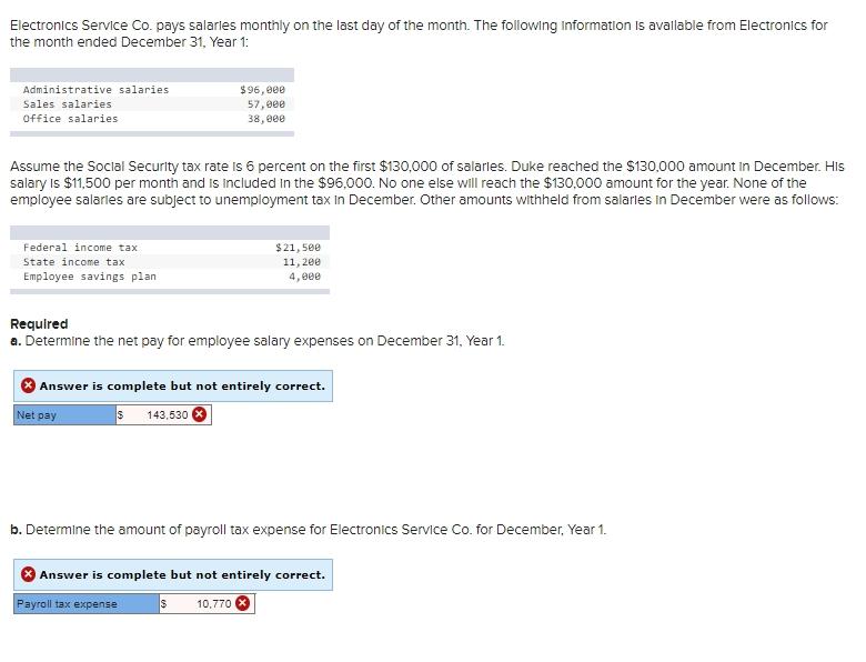 solved-electronics-service-co-pays-salaries-monthly-on-the-chegg