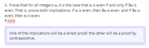 Solved 5 Prove That For All Integers N It Is The Case That 4705