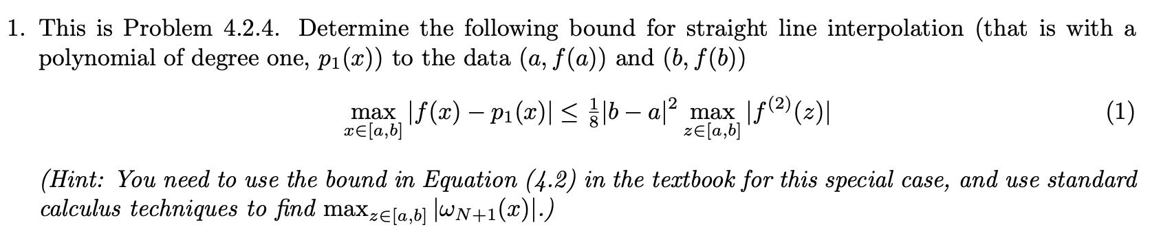 Solved This is Problem 4.2.4. Determine the following bound | Chegg.com