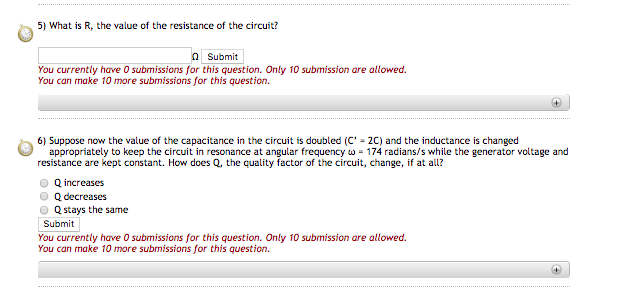 Solved A circuit is constructed with an AC generator, a | Chegg.com
