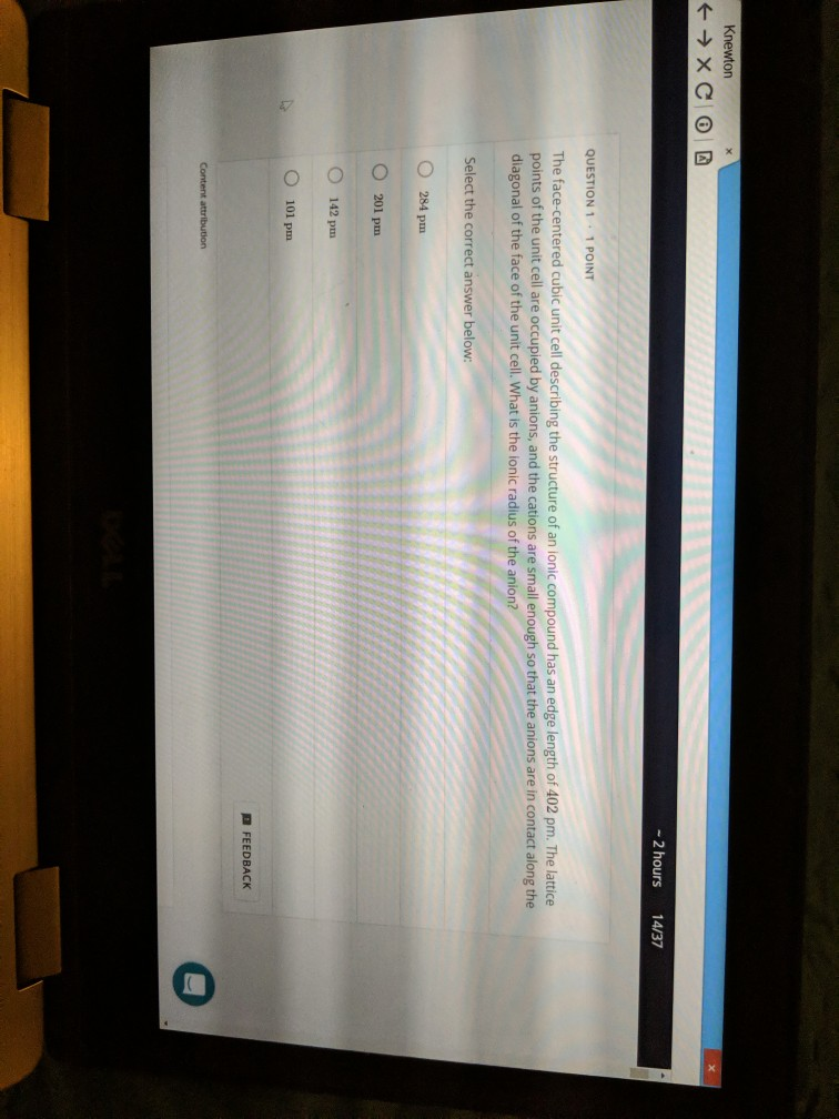 Solved COD - 2 hours 14/37 Content attribution QUESTION 19.1 | Chegg.com