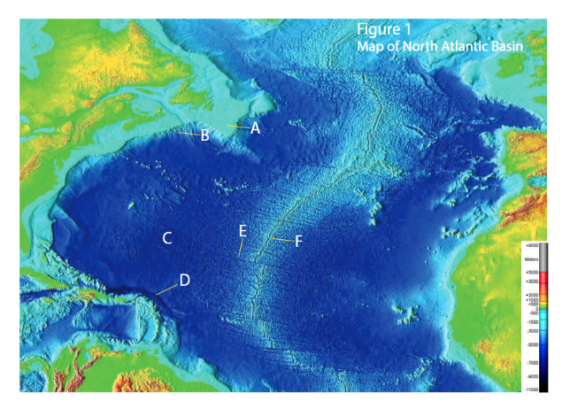 Solved 2. What is the deepest seafloor feature? Using the | Chegg.com