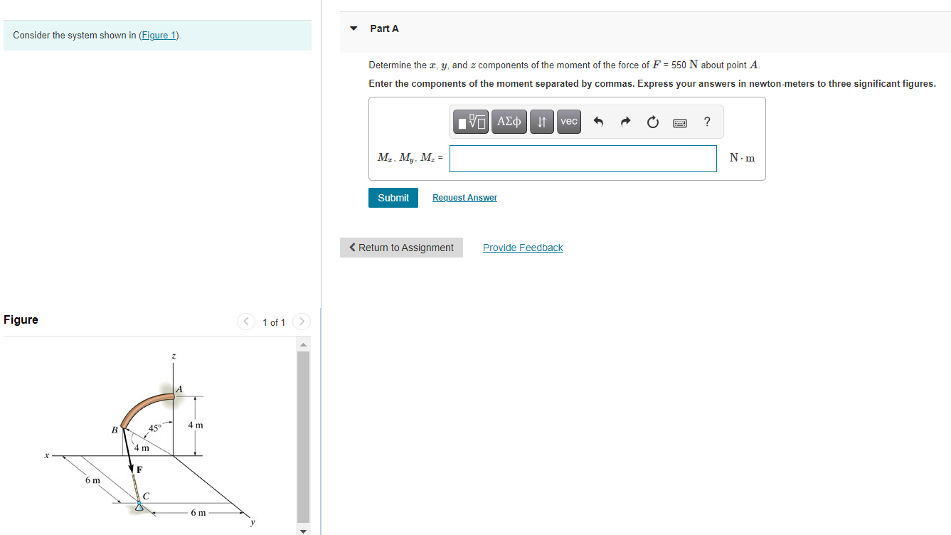 Solved Part A Consider the system shown in (Figure 1). | Chegg.com