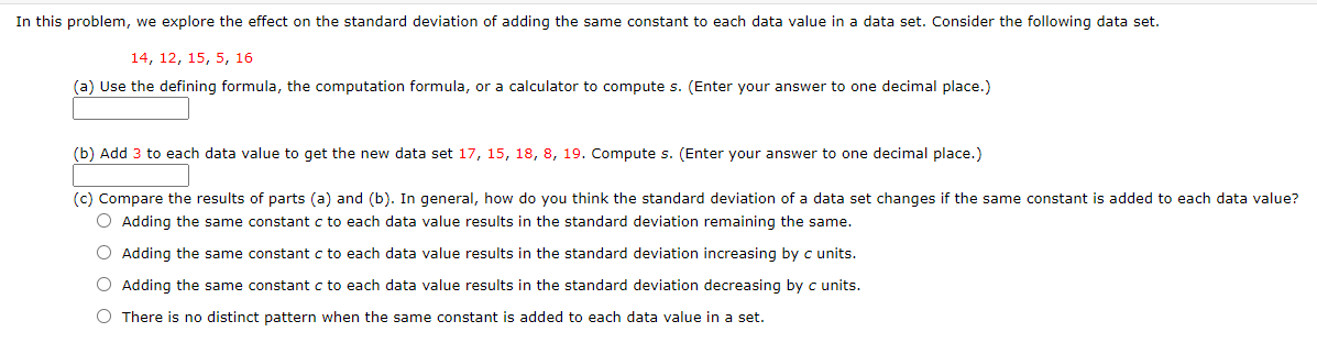 Solved In this problem, we explore the effect on the | Chegg.com