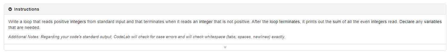 Solved Instructions Write a loop that reads positive | Chegg.com