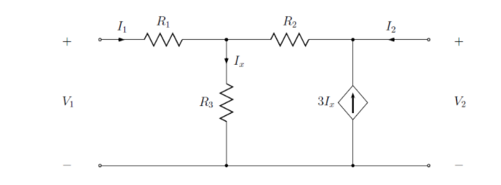 Solved RI R2 W 12 + M + I Vi R3 31-0 V2 | Chegg.com