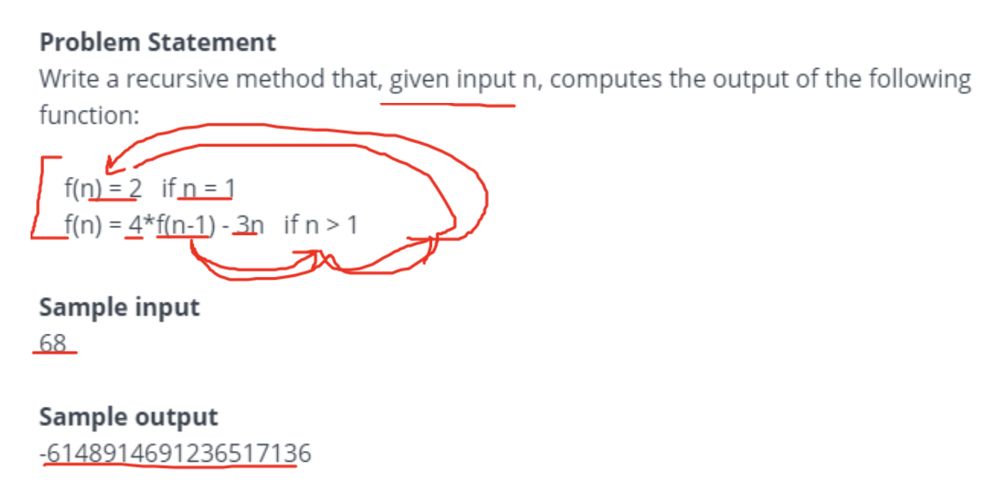 Solved Problem Statement Write a recursive method that, | Chegg.com