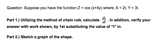 Solved For the following problem, please show all | Chegg.com