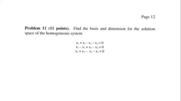 Solved Problem 9. 10 points. Determine whether the given set | Chegg.com