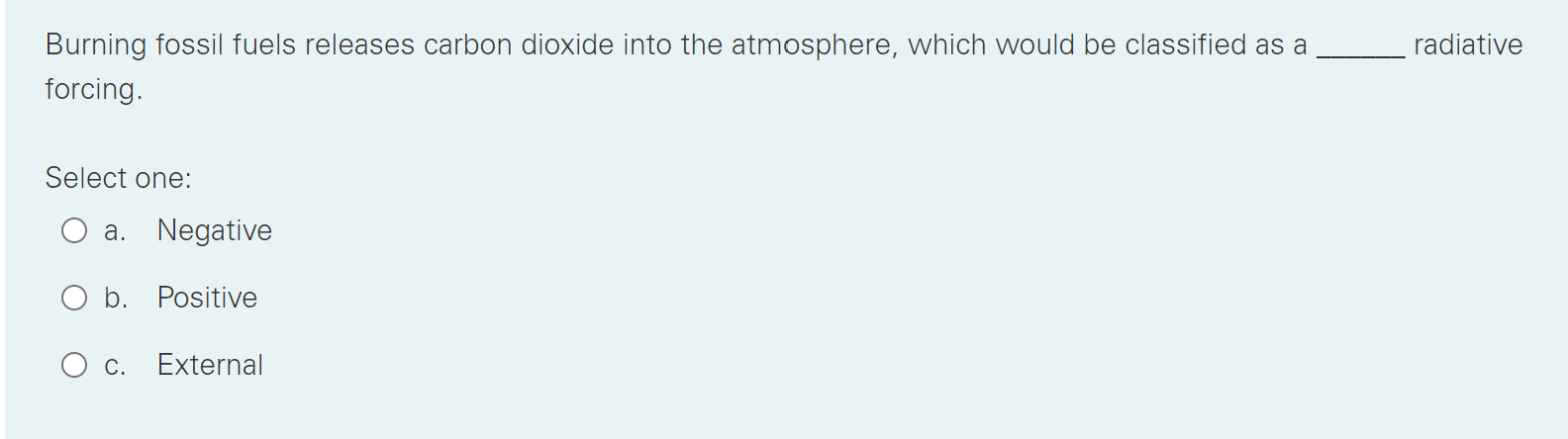 Solved Burning fossil fuels releases carbon dioxide into the | Chegg.com
