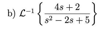 Solved B) 4-14_48+2 1 1 92 – 2s +5) | Chegg.com