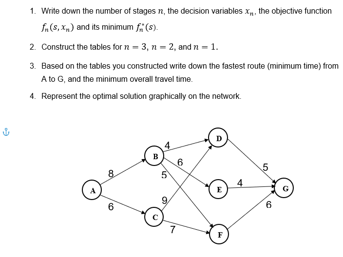 Solved Question 1: Problem solving Dynamic Programming | Chegg.com